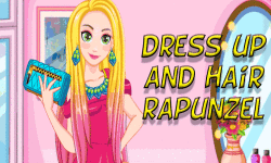 Dress up and hair Rapunzel screenshot 1/4
