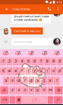 Kitty Theme -Emoji Gif Keyboard screenshot 1/5