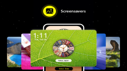 Night Clock Screensaver : Wallpapers and Clock App screenshot 1/6