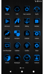 Flat Black and Blue Icon Pack Free screenshot 2/6