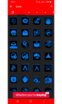 Flat Black and Blue Icon Pack Free screenshot 5/6