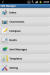 SMS Manager with Backup screenshot 1/3