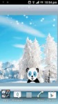 Snowfall Panda HD LWP screenshot 2/3