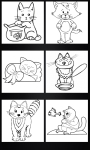Cats coloring pages screenshot 3/4