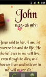 John Bible Quotes Live Wallpaper screenshot 1/5