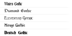 ★ Gothic for FlipFont® free screenshot 1/1