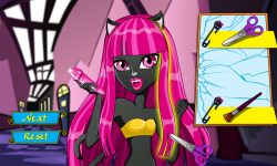 Monster High Catty Noir Hairstyles screenshot 2/5