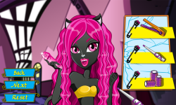 Monster High Catty Noir Hairstyles screenshot 3/5