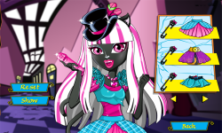 Monster High Catty Noir Hairstyles screenshot 5/5