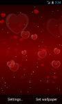 Delicate Hearts Live Wallpaper screenshot 2/4