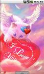 Cupid Cat Live Wallpaper screenshot 1/4