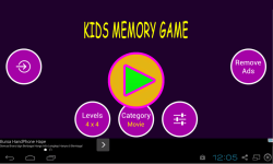 Fun Memory Games For Kids screenshot 1/4
