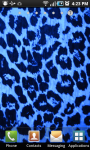 Blue Leopard Print Live Wallpaper screenshot 2/2