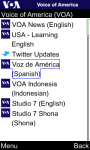 VOA Spanish for Java Phones screenshot 1/6