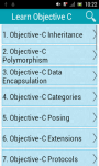 Learn Objective C screenshot 1/2