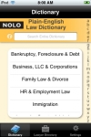 Nolo's Plain English Law Dictionary screenshot 1/1
