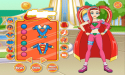 Dress up Superhero girl screenshot 2/4