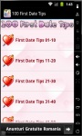 100 First Date Tips 2014 screenshot 1/3