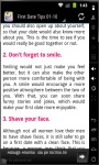 100 First Date Tips 2014 screenshot 2/3