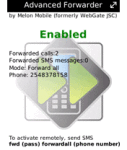 Advanced Forwarder for BlackBerry screenshot 1/1