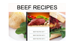 Beef recipes food screenshot 1/3