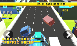 Blocky Crossy Traffic Racer screenshot 2/4