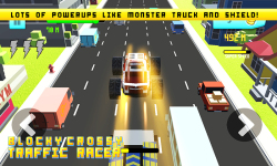Blocky Crossy Traffic Racer screenshot 3/4