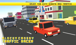Blocky Crossy Traffic Racer screenshot 4/4