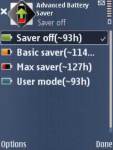 Advanced Battery Saver for S60 screenshot 1/1