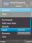 ShoppingList for S60 screenshot 1/1