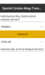 SPANISH TO CATALAN MEGA Translator   screenshot 1/4