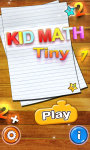 Kids Math Tiny  screenshot 1/3