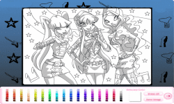 Coloring for Winx star screenshot 2/4