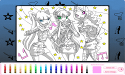 Coloring for Winx star screenshot 3/4