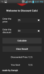 Discount calculations screenshot 2/2