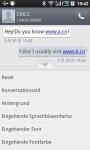 GO SMS Pro German language pac screenshot 2/4