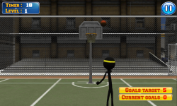 Basketball with Stickman screenshot 1/3