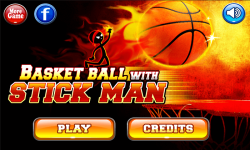 Basketball with Stickman screenshot 2/3