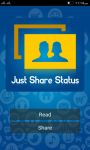 Just Share Status screenshot 2/5