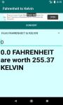 Fahrenheit to Kelvin degrees temperature Converter screenshot 1/4