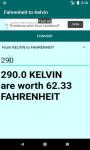 Fahrenheit to Kelvin degrees temperature Converter screenshot 4/4