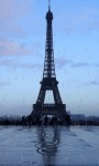 Eiffel Tower Rain Live Wallpaper screenshot 1/3
