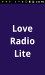 Love  Radio Lite screenshot 1/3