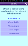 Badminton Quiz Sports Trivia screenshot 6/6