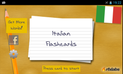 A Italian Flashcard App screenshot 1/4