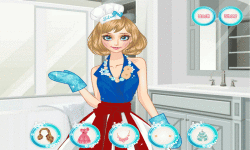 Dress up patissier Elsa screenshot 3/4