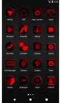 Flat Black and Red Icon Pack Free screenshot 2/6