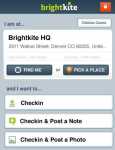 Brightkite Location based Social Network screenshot 1/1