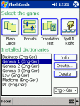 LingvoSoft FlashCards English <-> German for Pocket PC screenshot 1/1