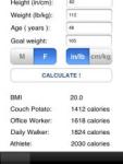 BMI and Calorie Requirement Calculator screenshot 1/1